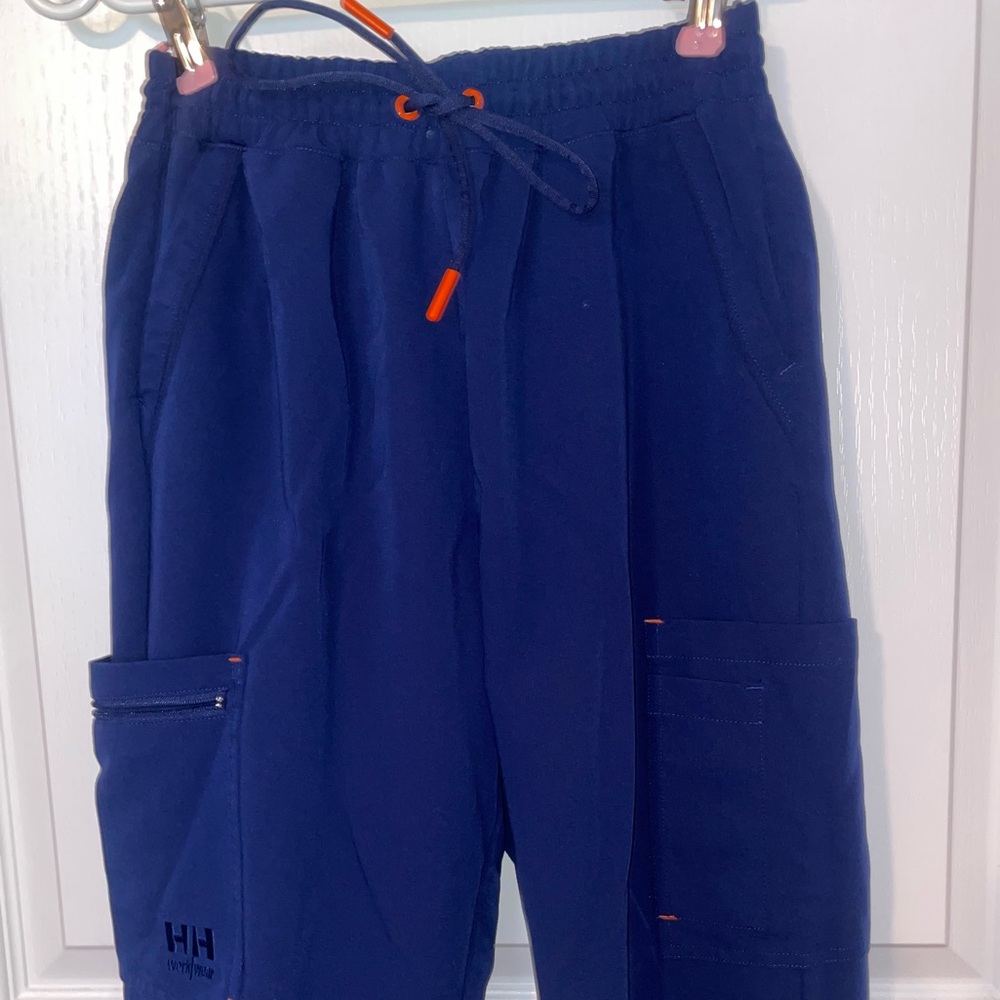 Helly Hansen Blue Cargo Scrub Pants